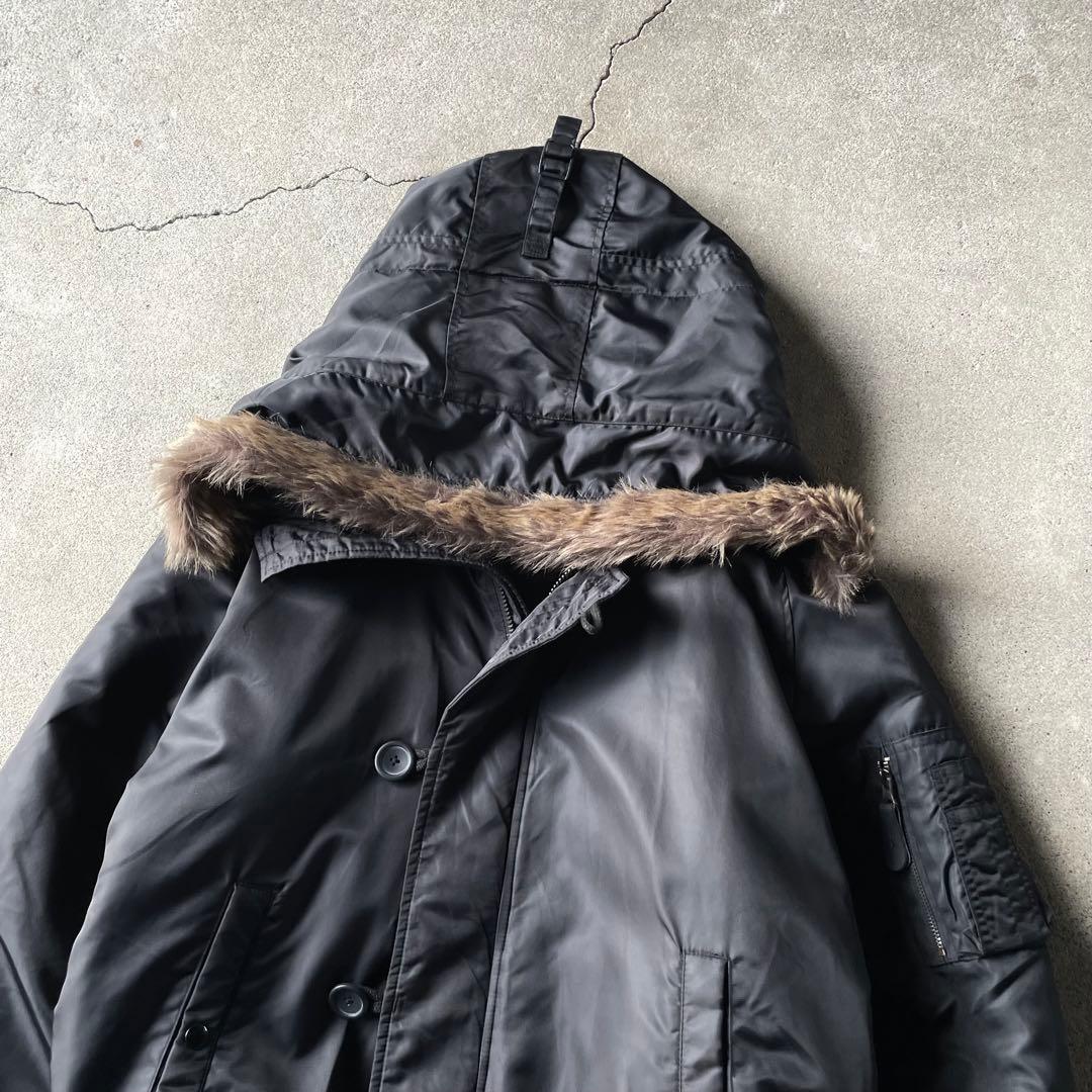ジャケット・アウター N2B flight bomber jacket N-2B black L