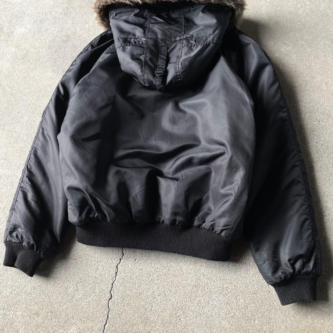 ジャケット・アウター N2B flight bomber jacket N-2B black L
