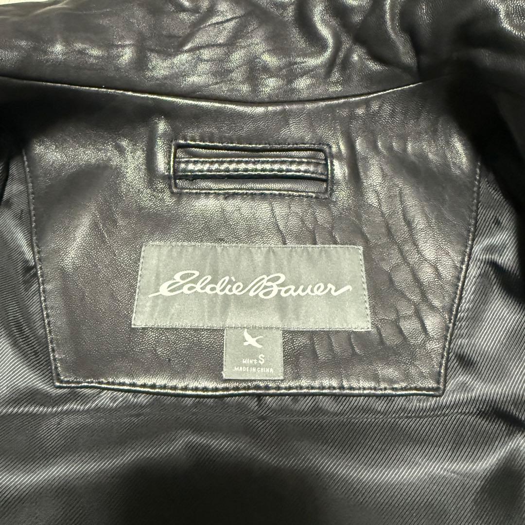 EDDIE BAUER 00's ラムレザー レザーハーフコート