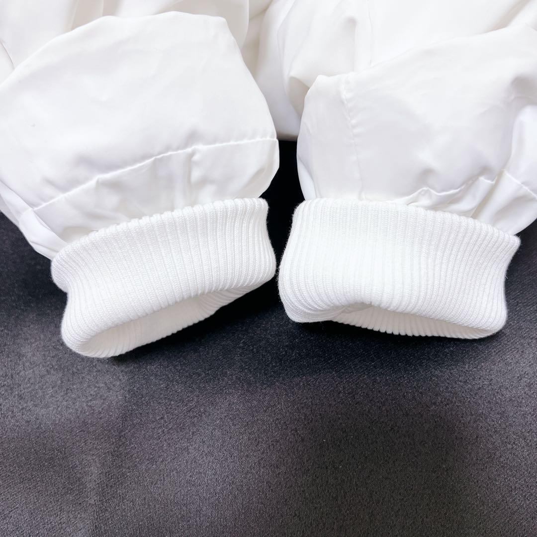 【タグ付き】rienda ホワイト ダウンコート Sサイズ ゴムベルト リブ