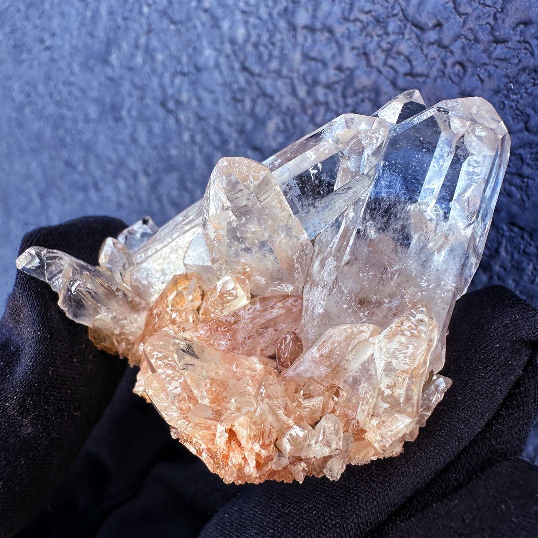 希少高透明度❗️ピンク♡ヒマラヤ水晶クラスター2点セット☆【貫入水晶】A1397