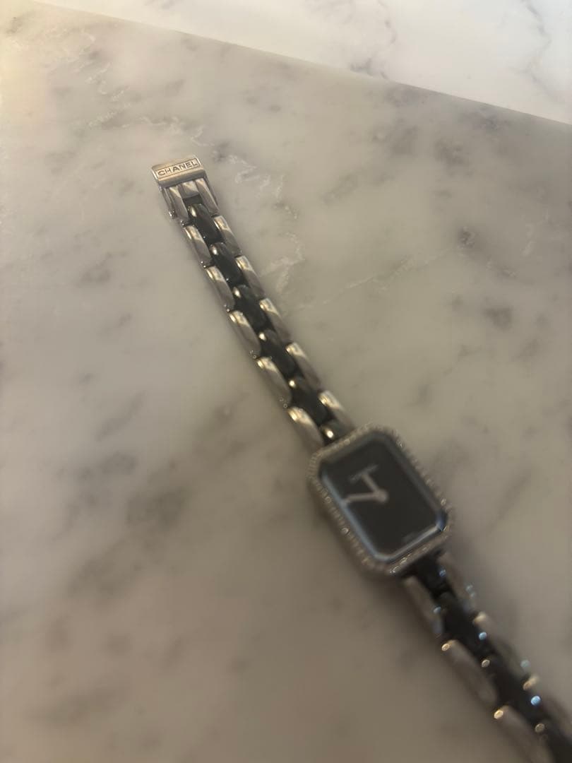 お値下日曜日までCHANEL 腕時計 ブラックシャネル プルミエール ダイヤ