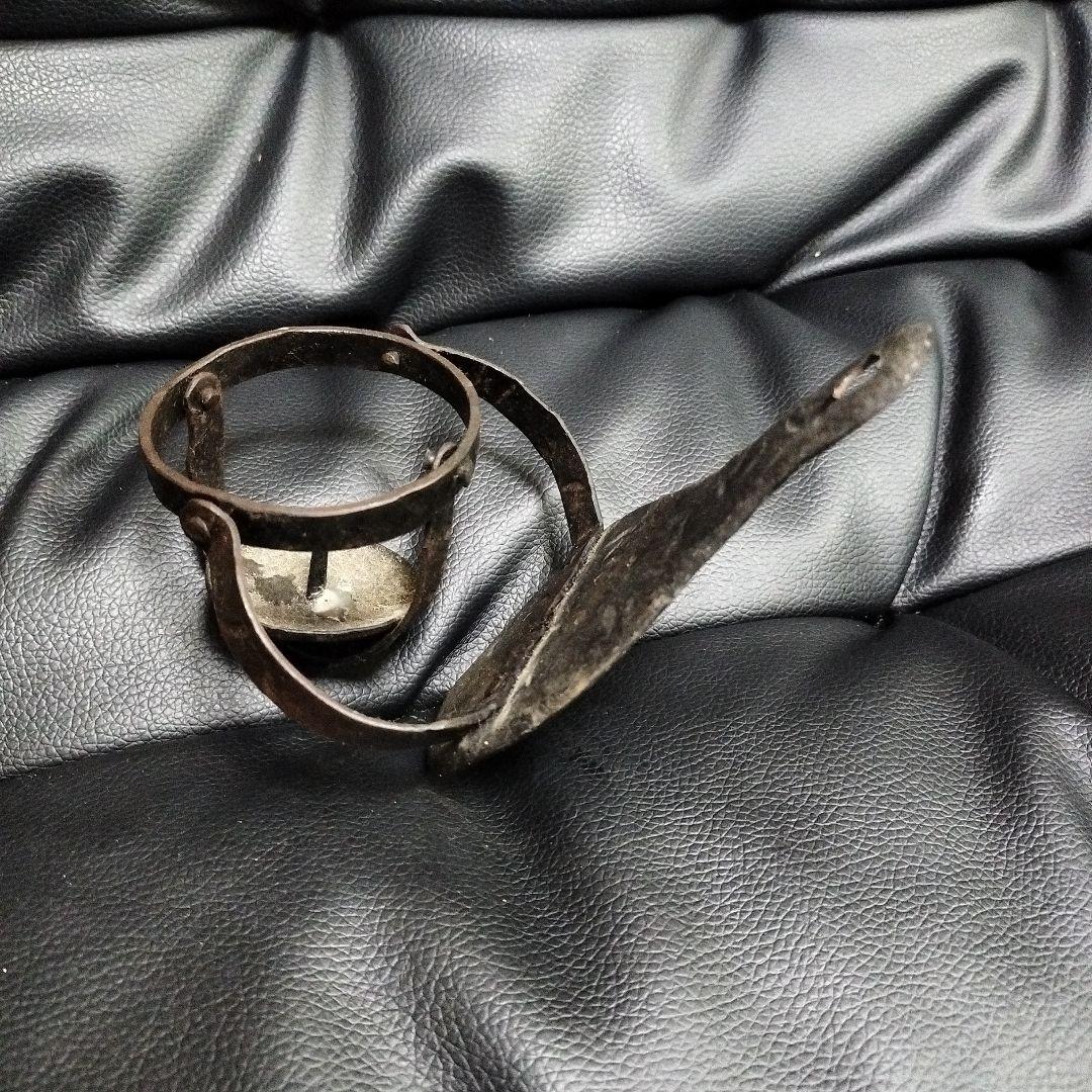 アンティーク 持運び 燭台 古道具 骨董 携帯