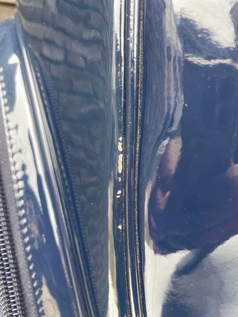 PEARLY GATES ゴルフバッグ エナメル ネイビー