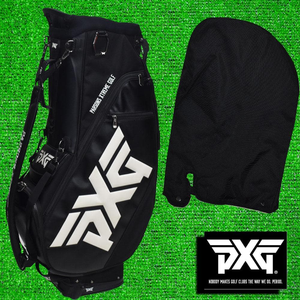 ＰＸＧ ゴルフ スタンド式 キャディバッグ9型【ブラック】美品！