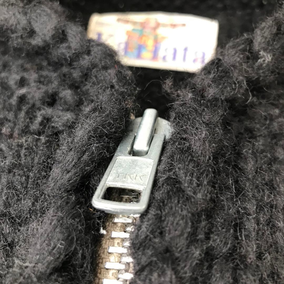 カナタ　カウチンセーター　L　ウール100　カナダ製