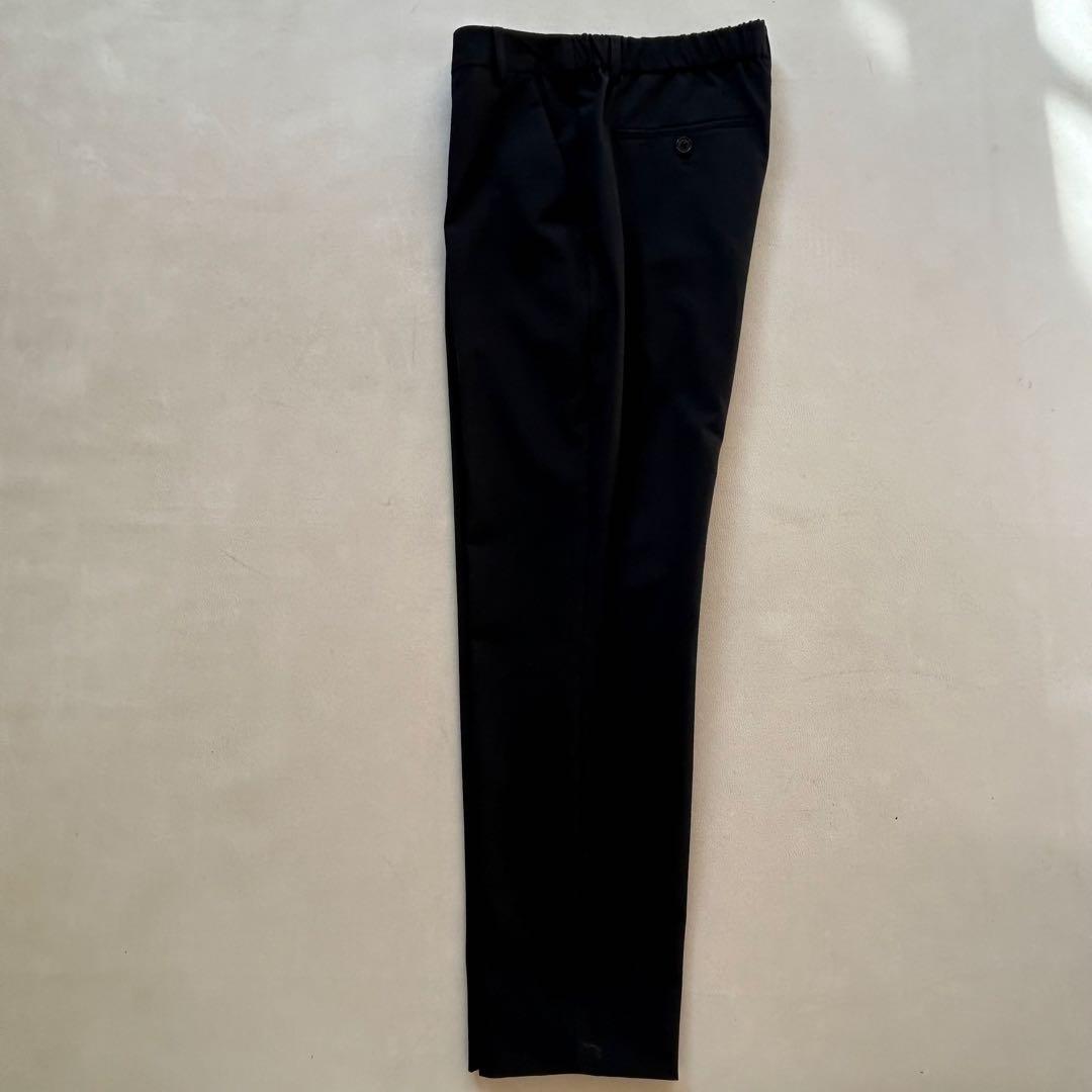 173美品GLR22AW洗濯機洗可能ウールテーラードジャケットパンツスーツ38黒