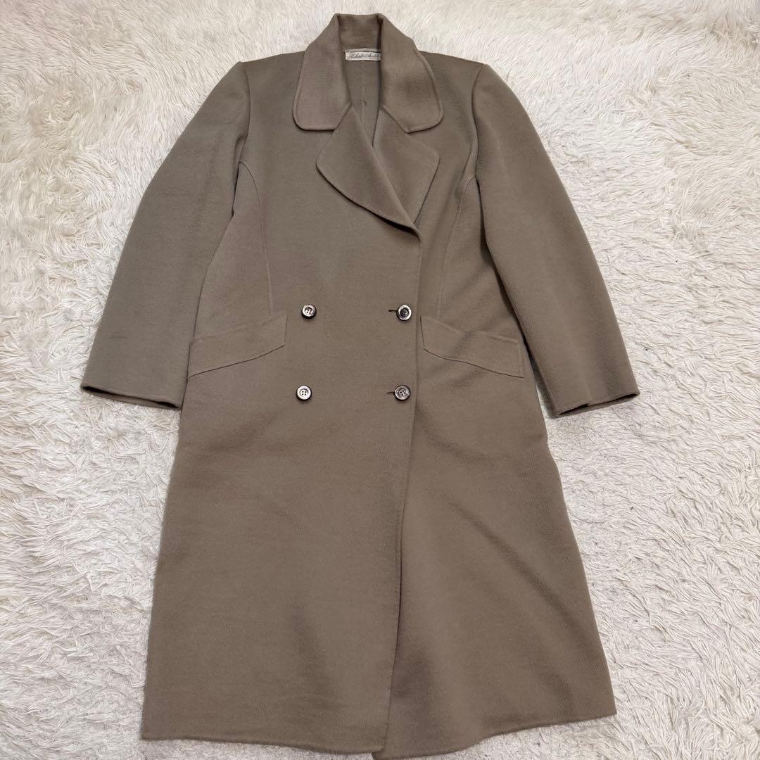 極美品XLサイズ相当　カシミヤ100% PIACENZA チェスターコート