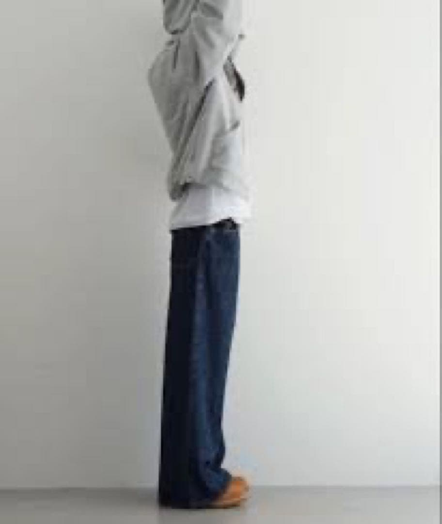 パンツ GANNI Crinkled Future Denim Marri