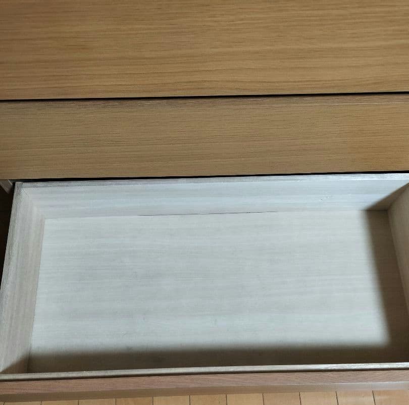 送料込み】無印良品　オーク材チェスト4段　シンプル　人気家具　引き出し