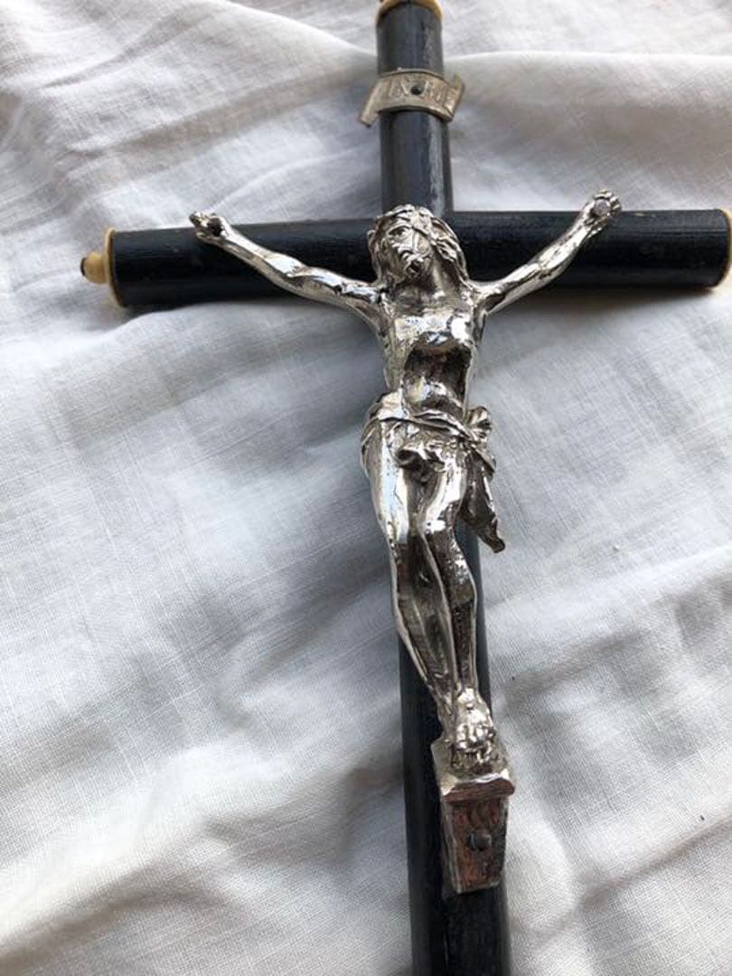 木の十字架フランスアンティーク T19