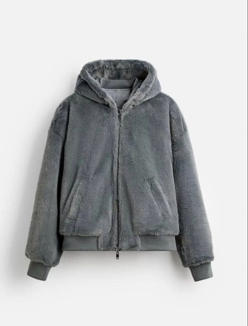 ZARA リバーシブル　ボンバー　ジャケット