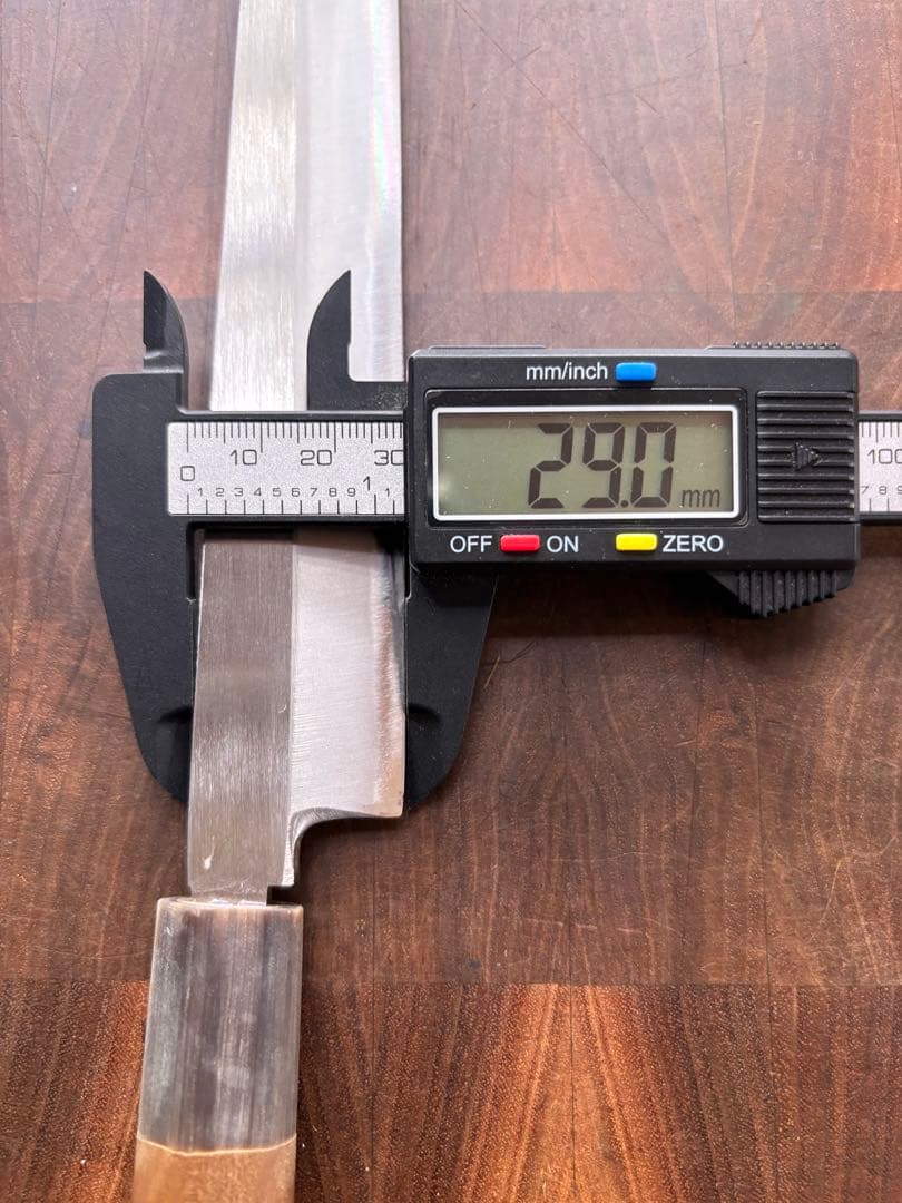 堺貞宗　柳刃　240mm 包丁　白二鋼　8寸　水牛角柄　刺身　釣り　本格　研ぎ済