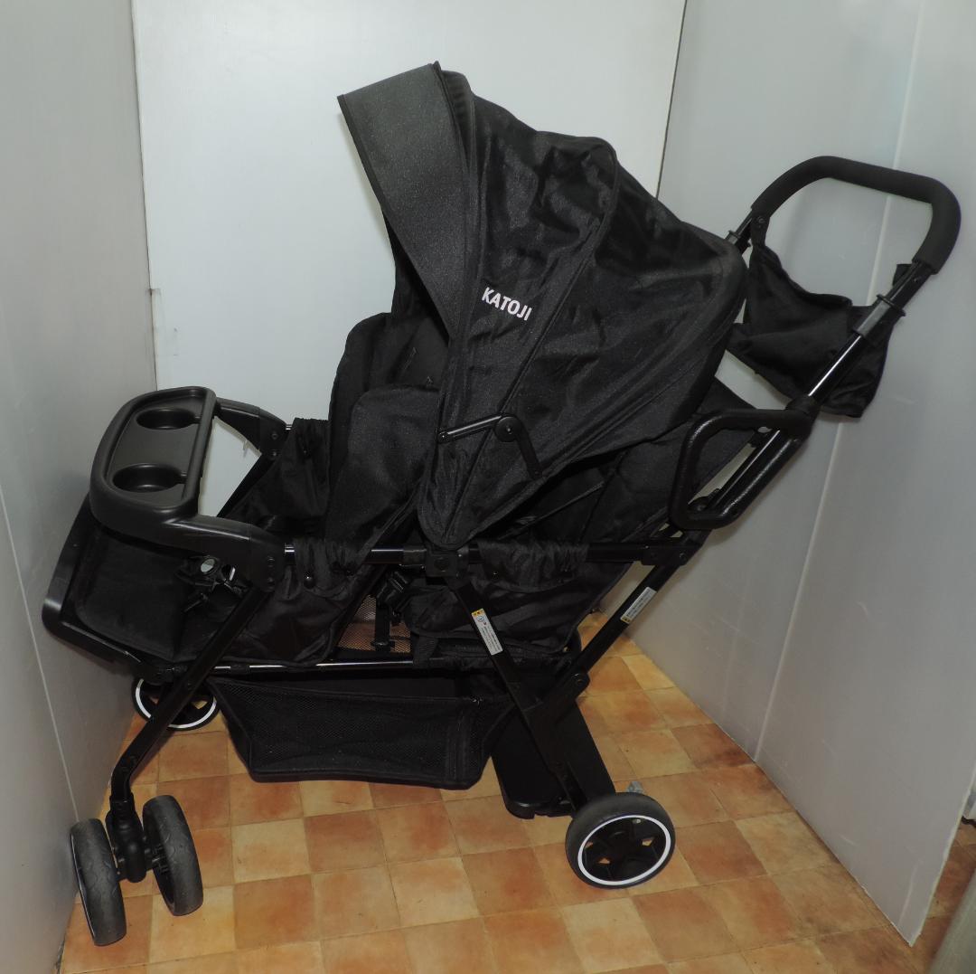 綺麗/KATOJI/ベビーカー二人でゴー/４カ月～２０kg/クリーニング済