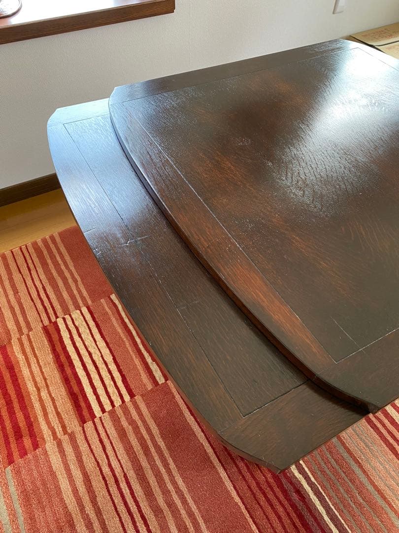 英国アンティーク　伸長式　ドローリーフテーブル　イギリス製　ダイニングテーブル