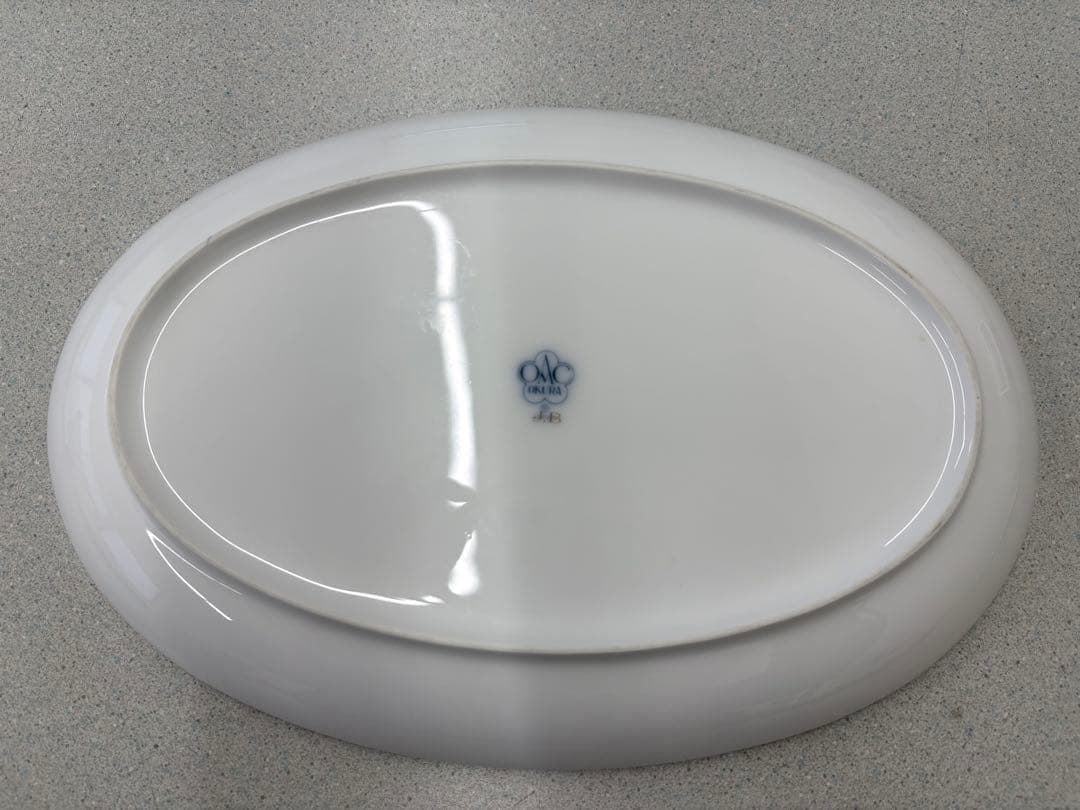 大倉陶園 ハピネス オーバル皿、片口 ソース入れ