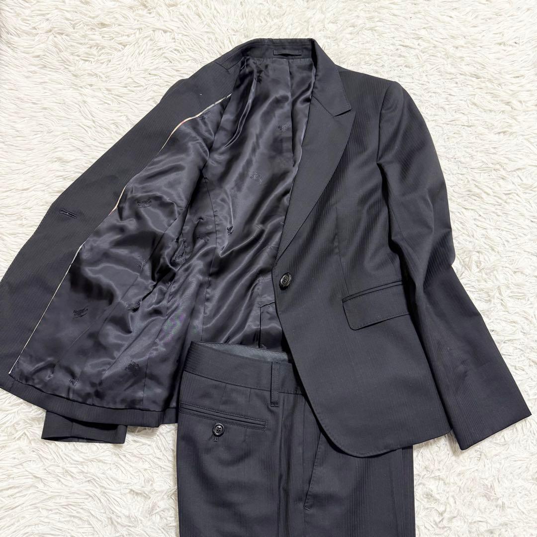 極美品✨BURBERRY LONDON セットアップ　ホースロゴ　シングル