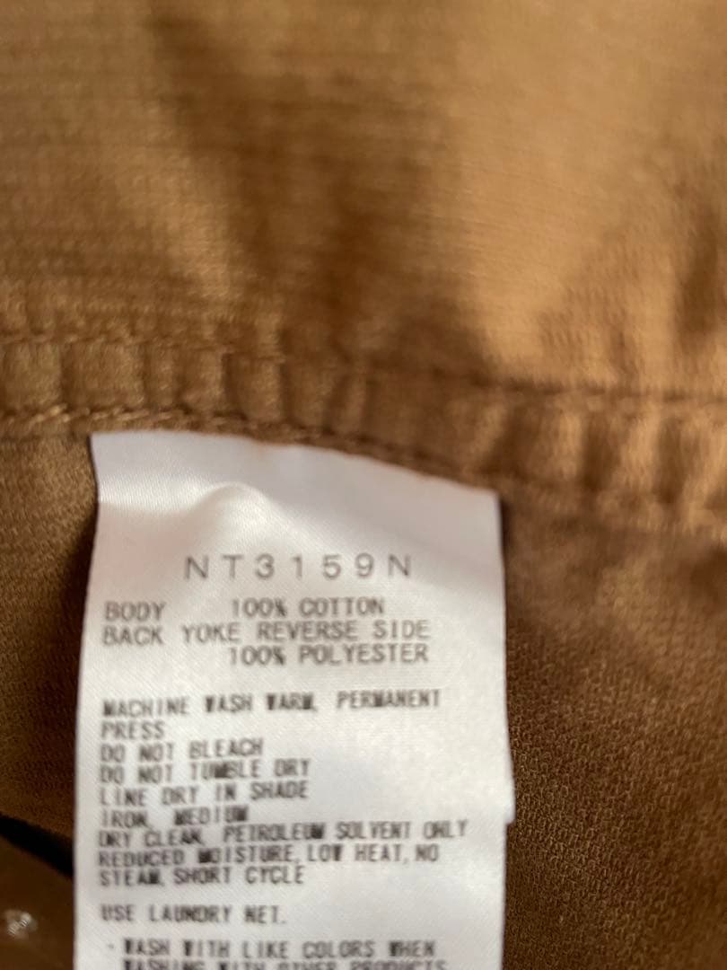 ノースフェイスパープルレーベル コーデュロイ バンドカラーシャツ NT3159N