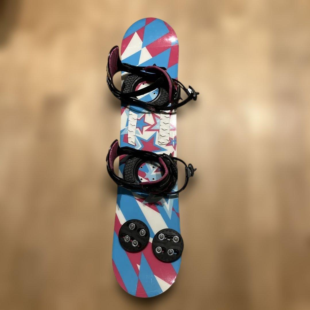 XERES 子供用スノーボードビンディングセット　板98センチ