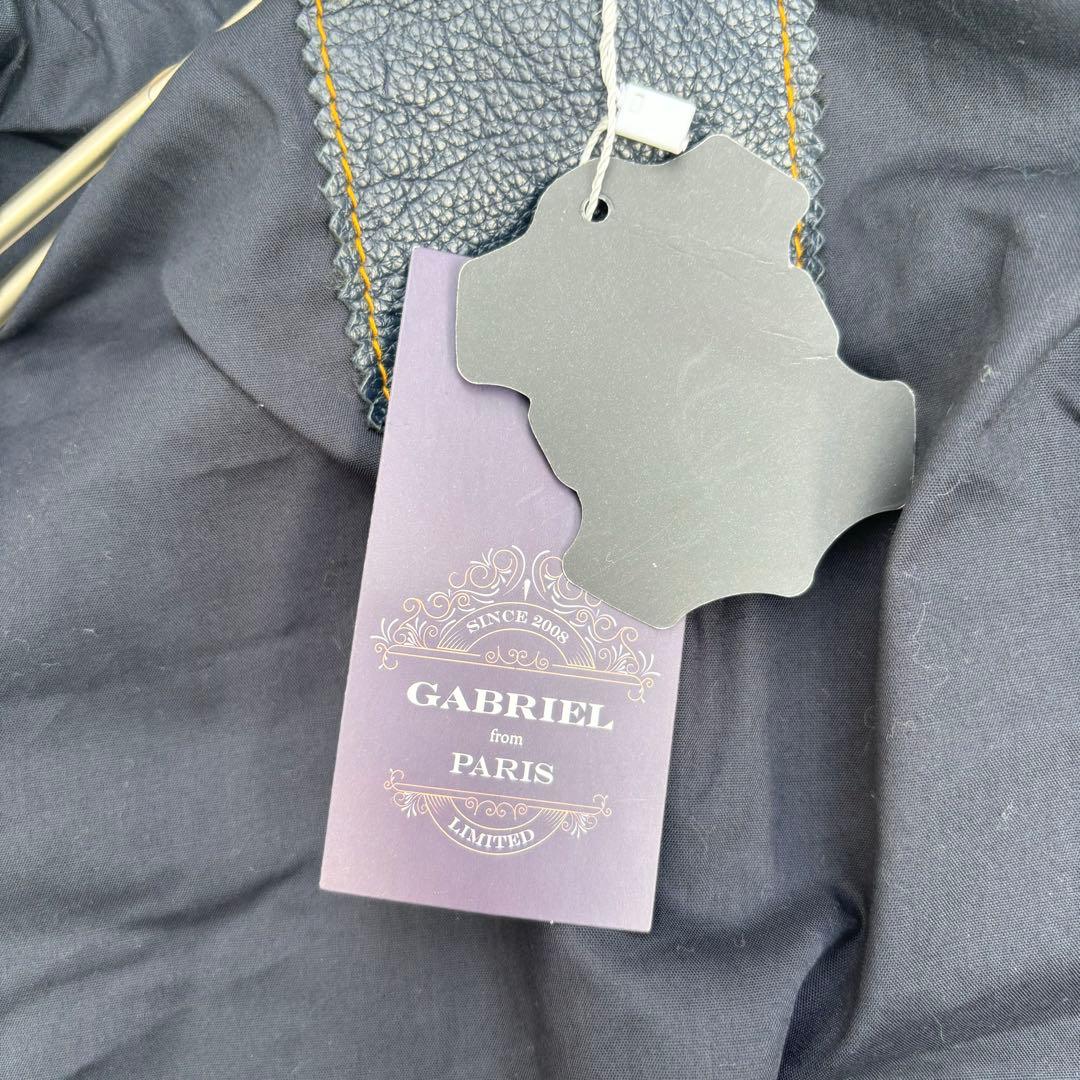 新品未使用✨レザートラッカージャケット　Gジャン　1st 本革　ネイビー