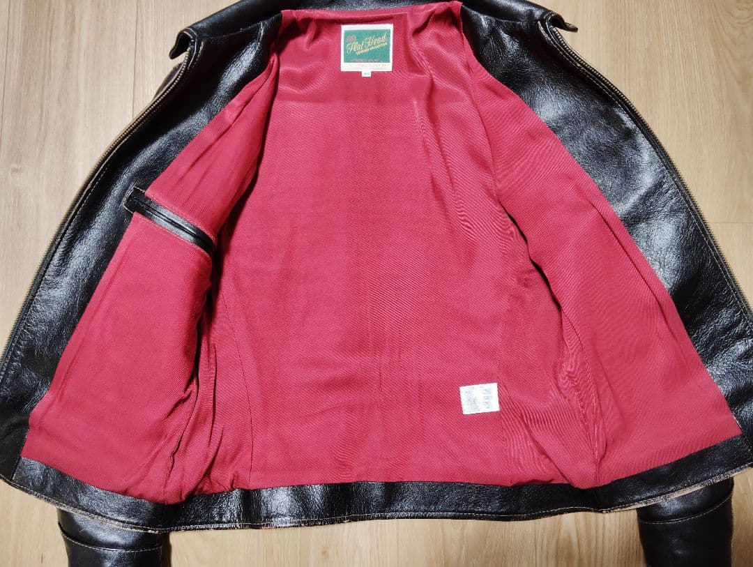 フラットヘッド　ホースハイド　レザージャケット　36