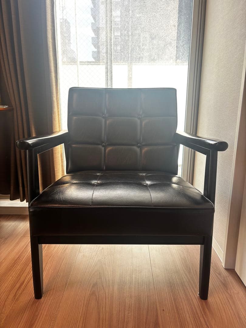 【美品】カリモク60 kチェア ブラックブラック