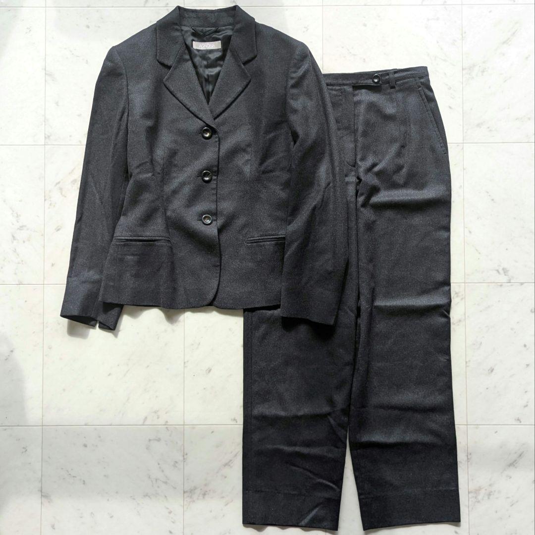 アニオナ AGNONA　パンツスーツ　カシミヤ　セットアップ　イタリア製