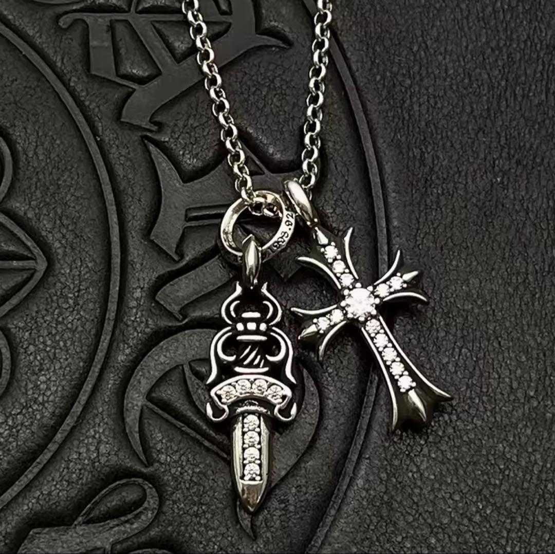 【新品未使用】ベビーファット　ダガー　ダイヤ　ネックレス