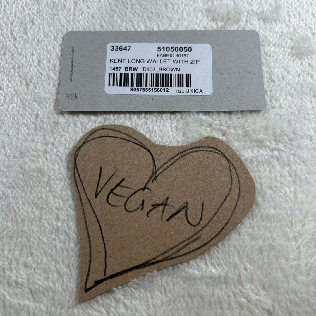 ヴィヴィアンウエストウッド ファスナー付き 長財布 オーブ ブラウン