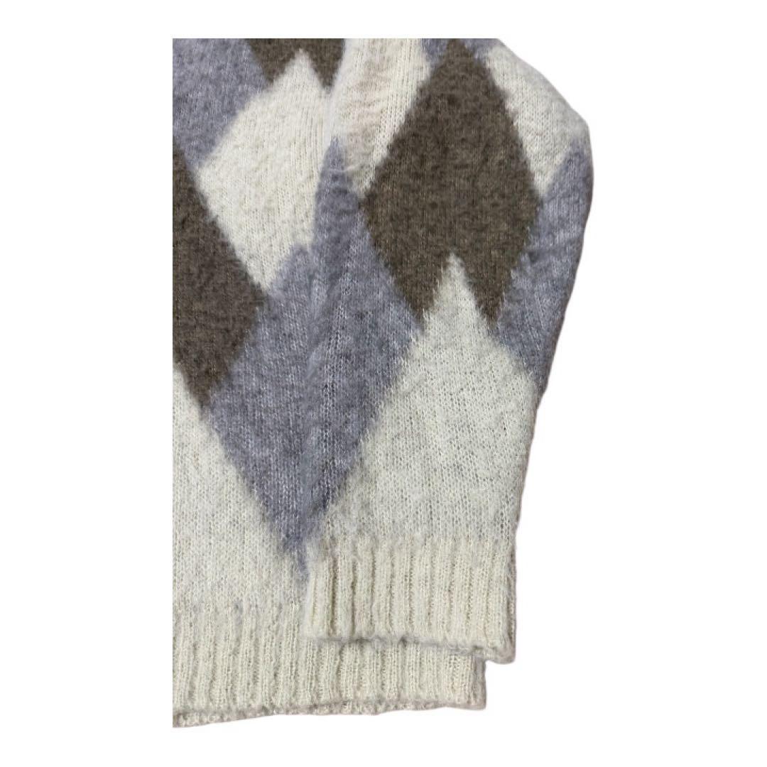 finders keepers after math アーガイル柄　カーディガン