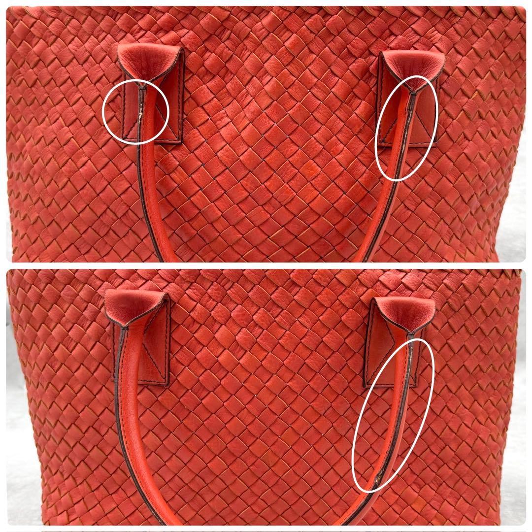 美品 FALORNI イントレチャート トートバッグ A4サイズ◎ ポーチ付き