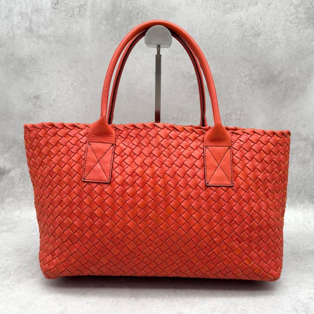 美品 FALORNI イントレチャート トートバッグ A4サイズ◎ ポーチ付き