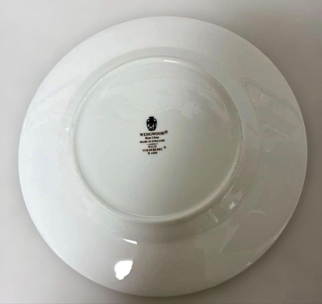 ウェッジウッド　ワイルドストロベリー　デザートプレート20.5cm 黒壺4枚