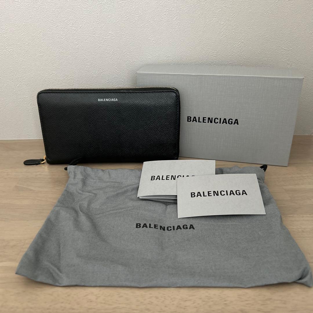 BALENCIAGA 黒　長財布