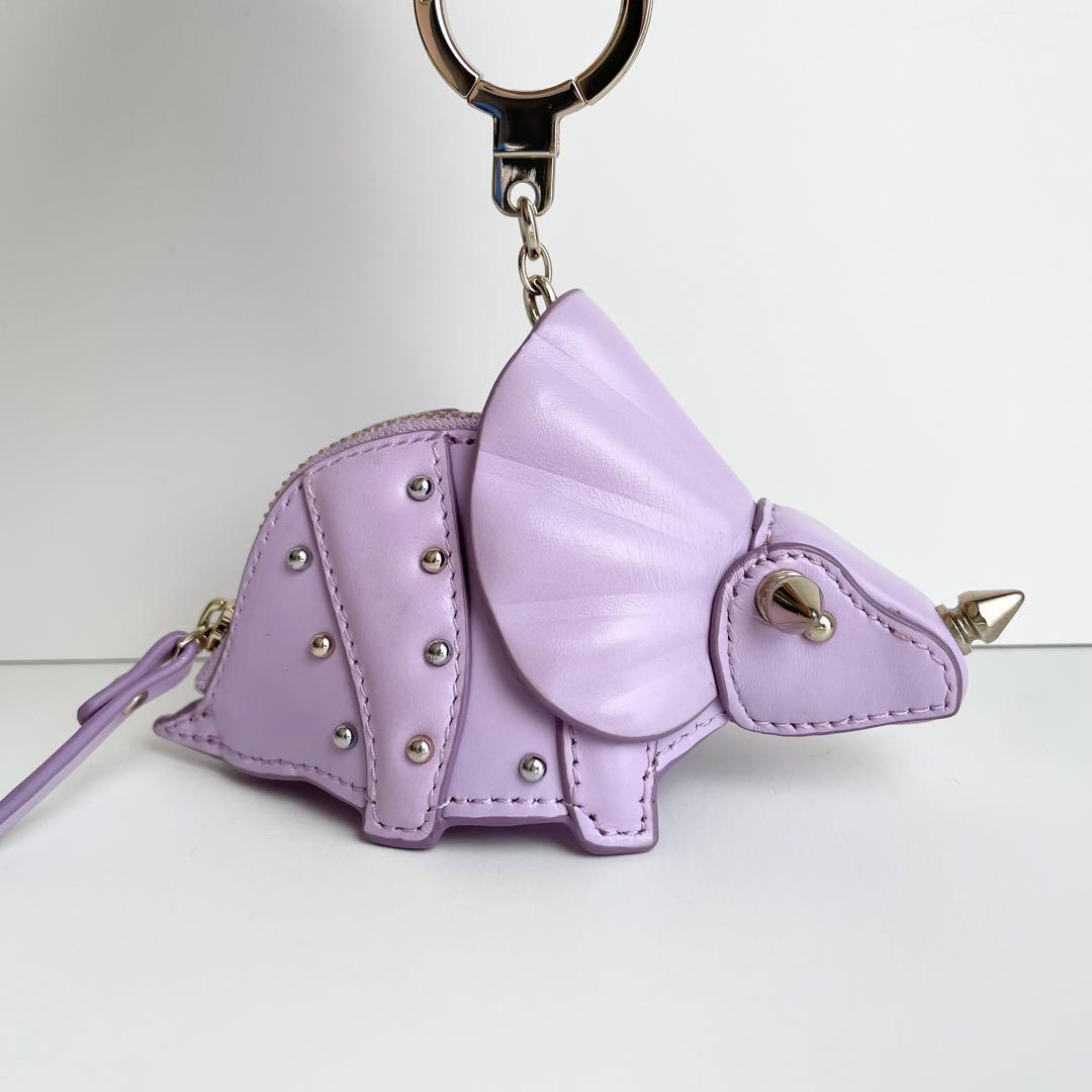 ケイトスペード バッグチャーム トリケラトプス 恐竜 キーホルダー 新品保管