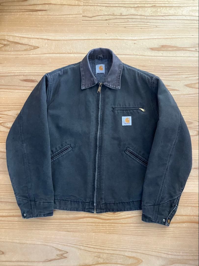 ✔️JB105 Carhartt 【M/40】 BLK デトロイトジャケット 黒
