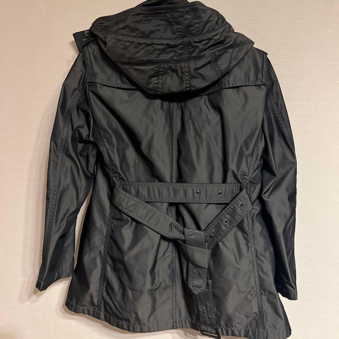 BURBERRY BLACK LABEL フード付きトレンチコート M