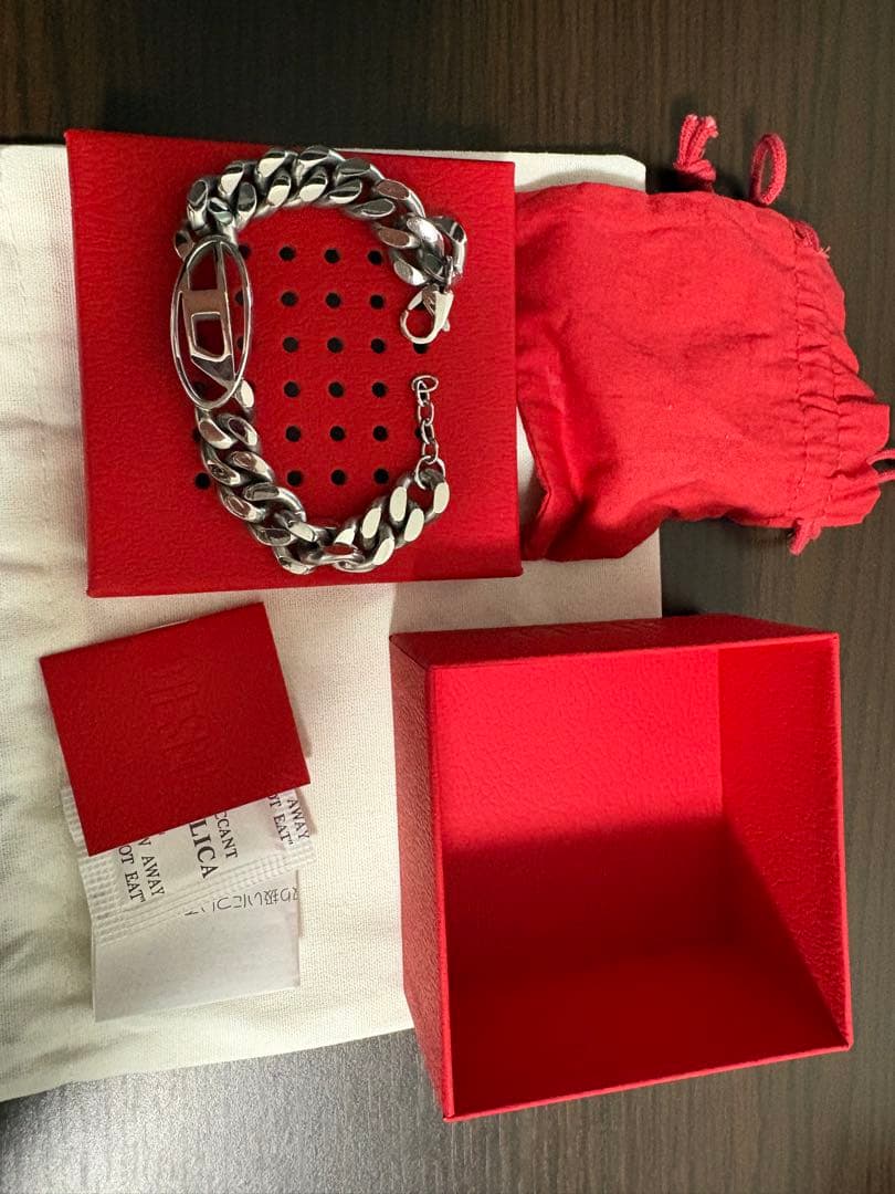 DIESEL ディーゼル ブレスレット DX1432040 箱・袋付き 正規品