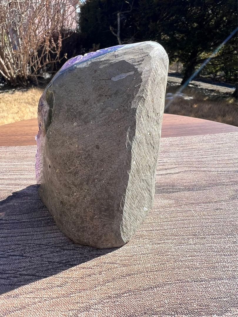 A398 高品質アメジストドーム パワーストーン 紫水晶 天然石 置き物