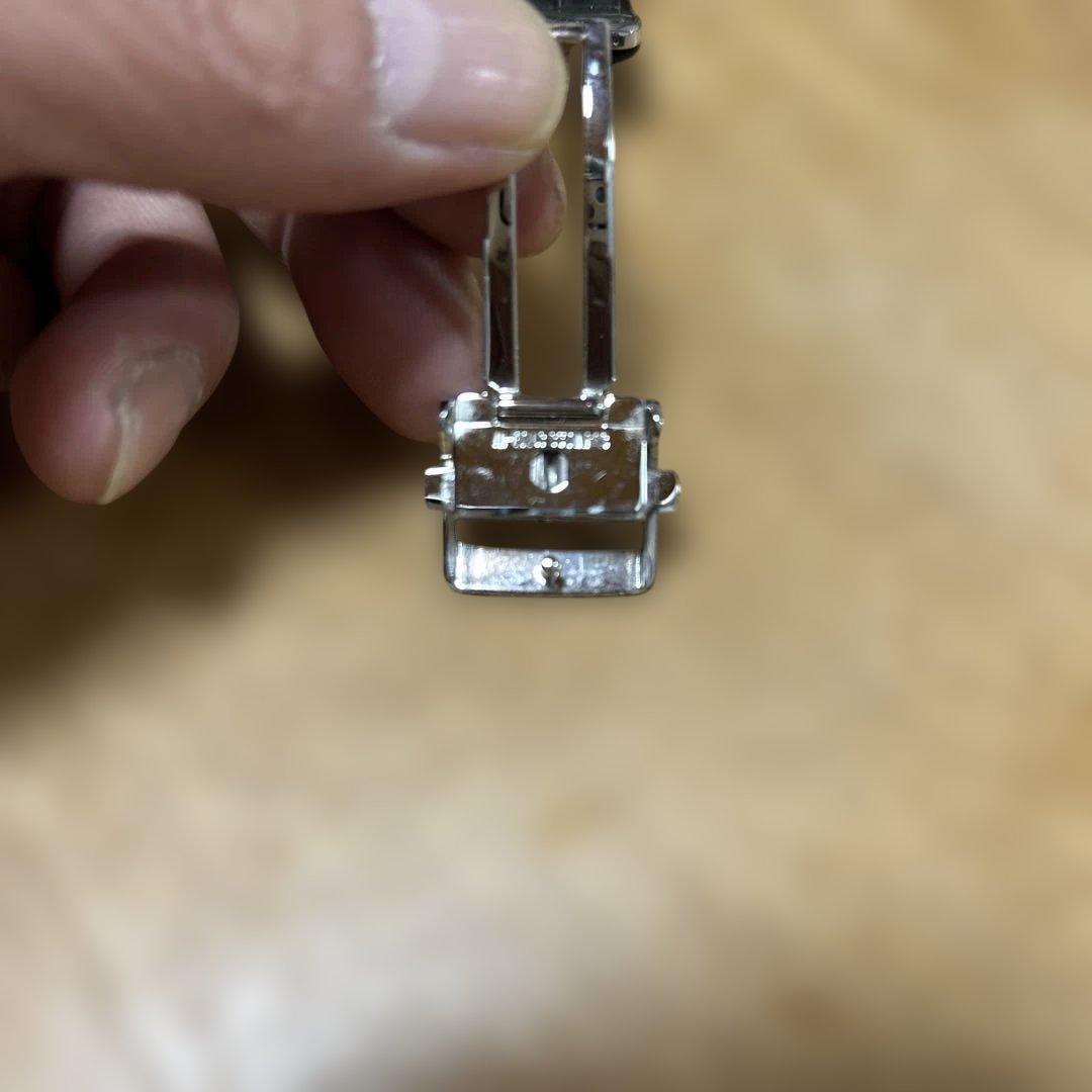 SEIKO DOLCE チタン電波ソーラー　クロコダイル　Dバックルベルト