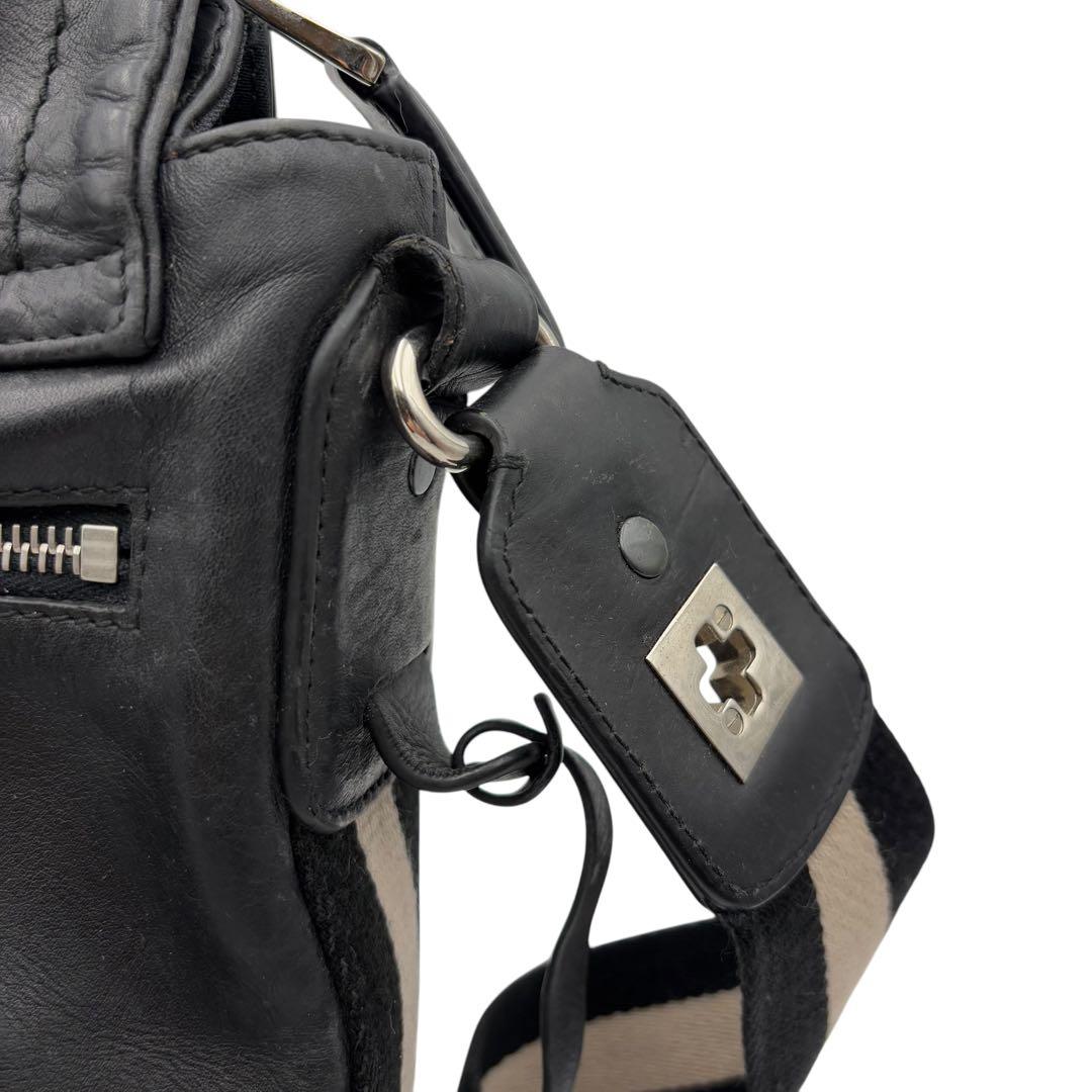 BALLY バリー メッセンジャーバッグ メンズ レザー 大容量 シンプル c7