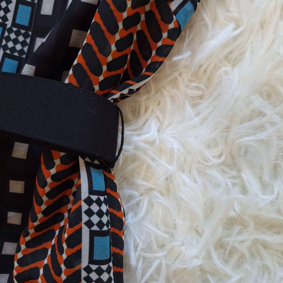 未使用タグ付✨ダイアグラム 23AWマルチストライププリーツワンピース