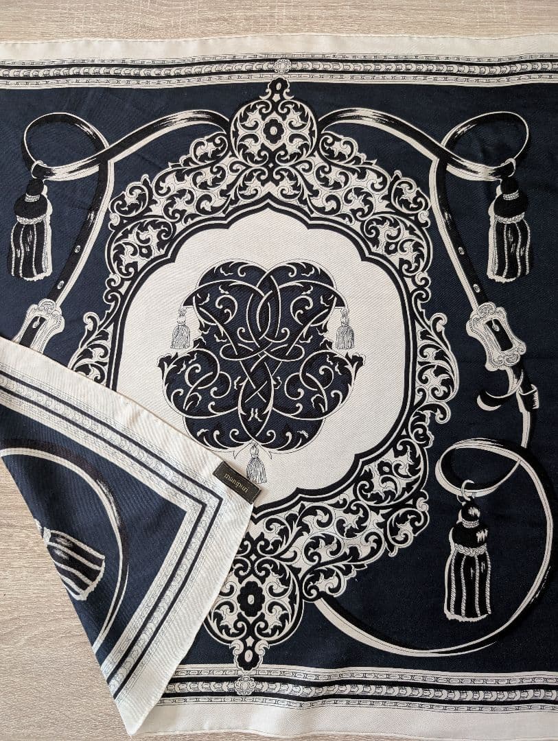 【別注】 manipuri タッセル　スカーフ　 マニプリ