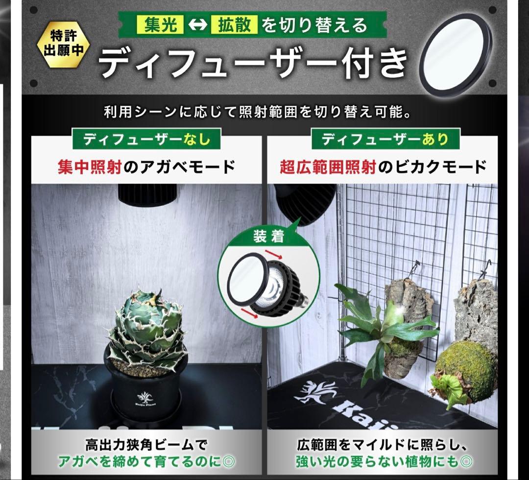 植物育成ライトLED12w ソケット付き3個セット