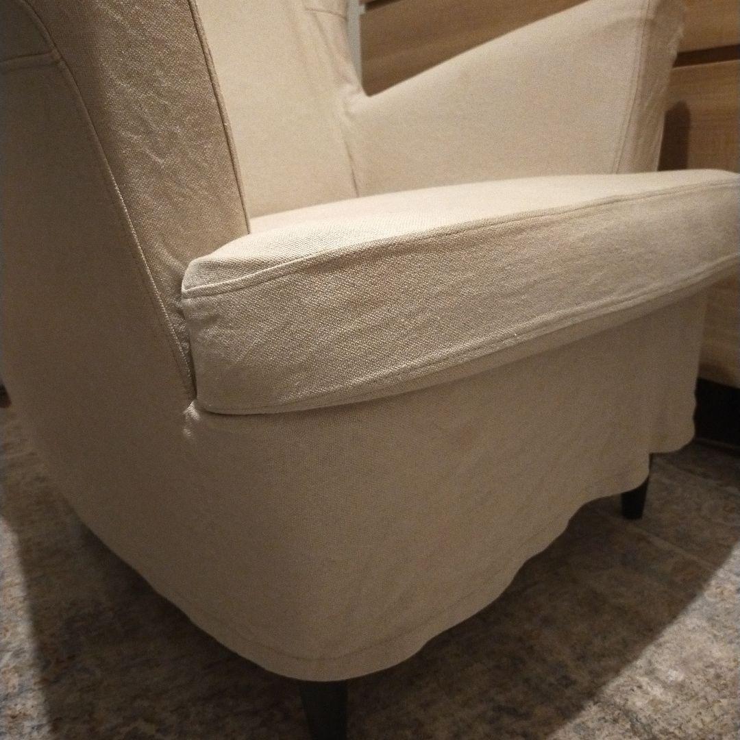 【美品】IKEA ストランドモン イエロー ウィングチェア スキフテボー