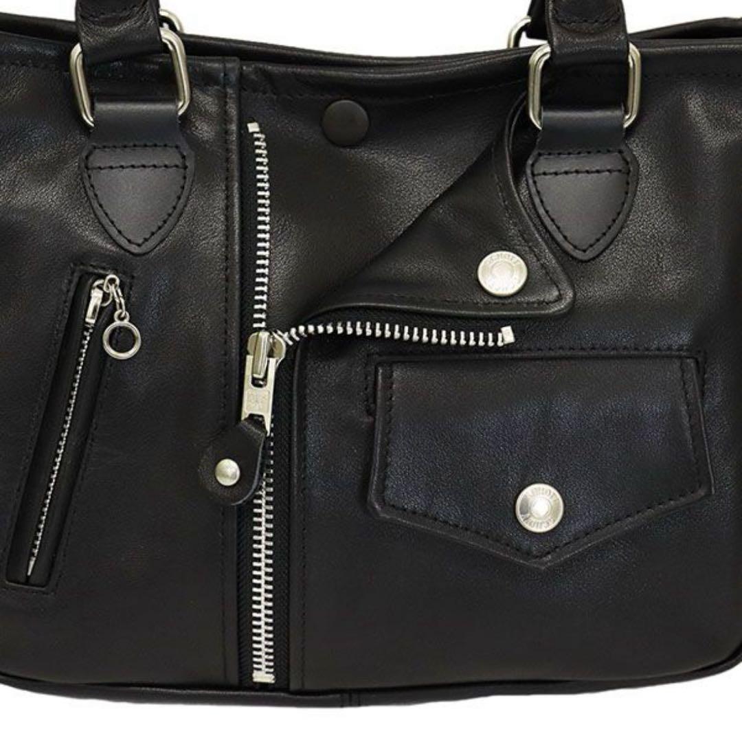 Schott レザートートバッグ　ライダース