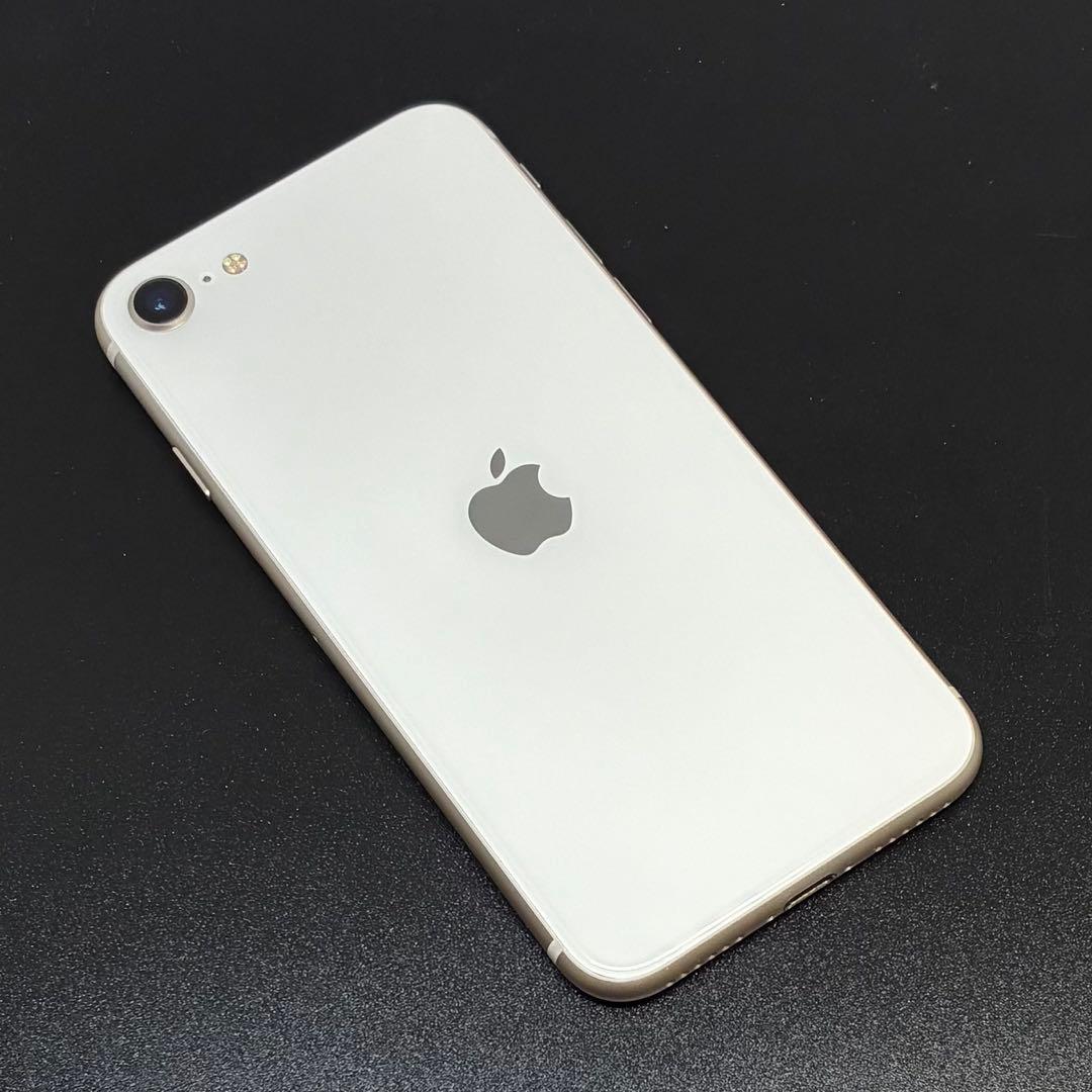 M22美品【電池新品100％表示】iPhone SE3 128GB スターライト