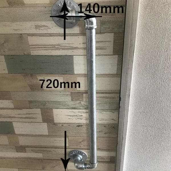 ドアハンドル　インダストリアル　おしゃれ　両面用