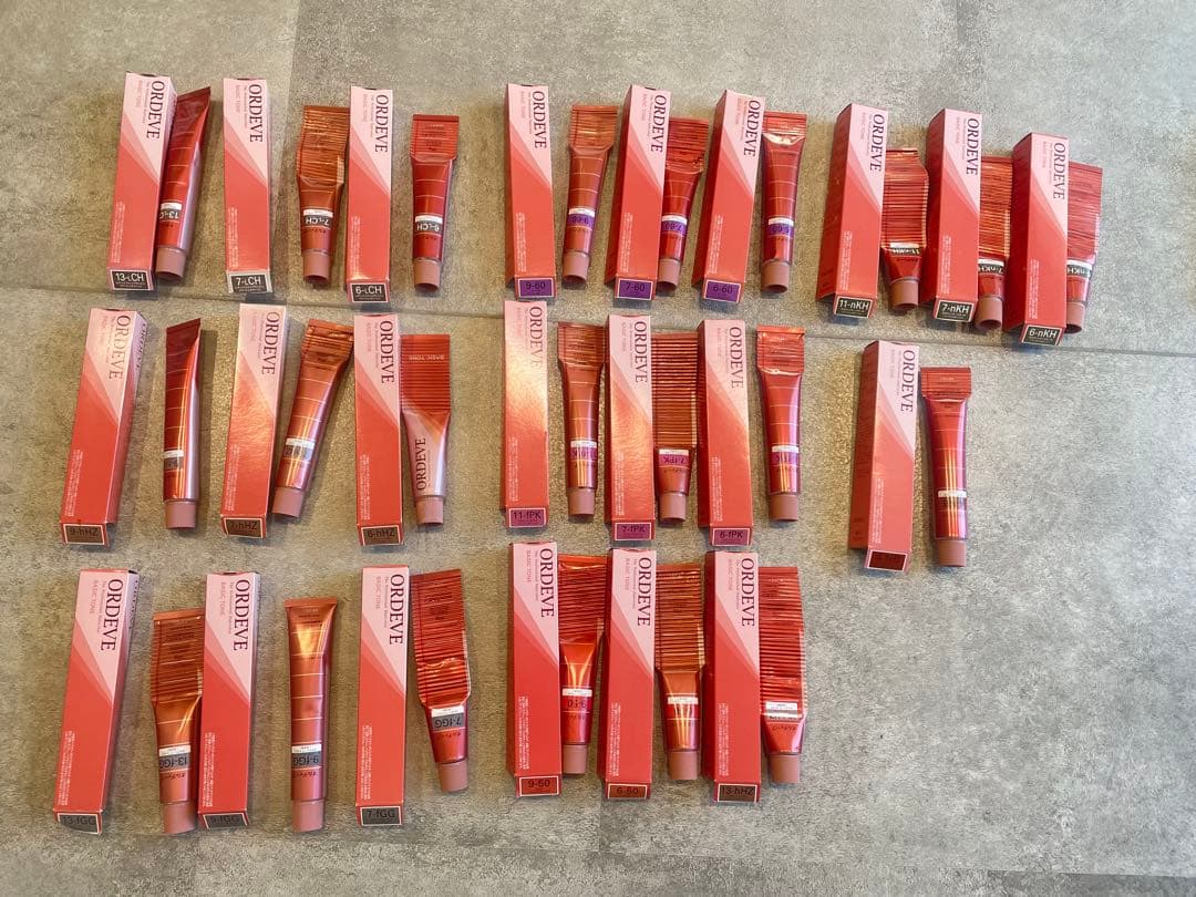 ミルボン カラーリング剤 多色セット新品45本➕使用中35本