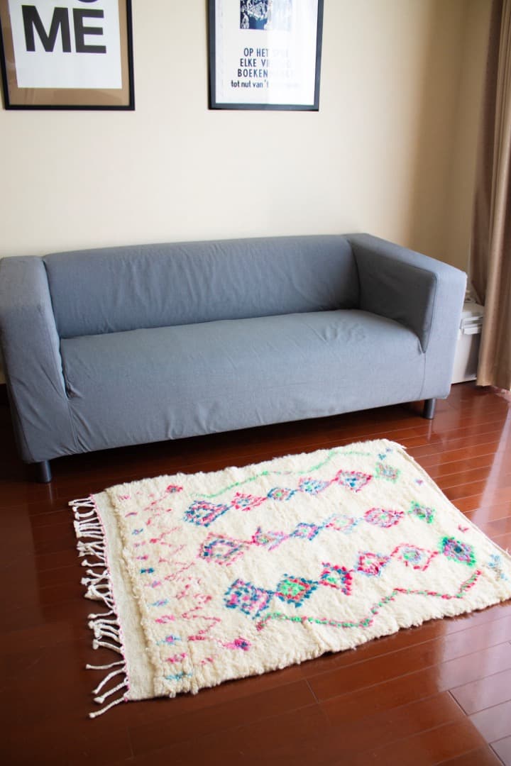 モロッコ製　ラグ　ベニワレン